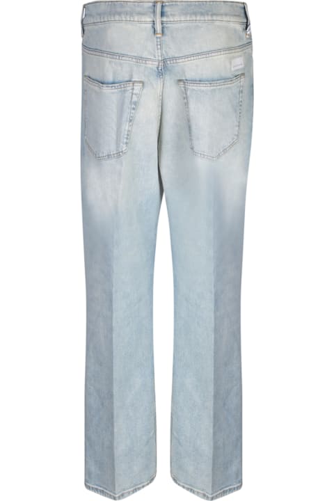 Nine in the Morning Jeans for Men Nine in the Morning Icaro Wide Fit Blue Denim Jeans By Nine In The Morning