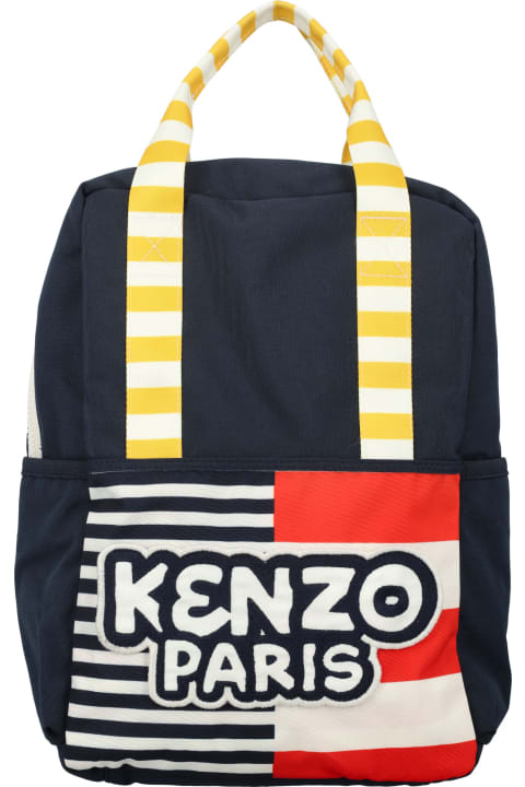 メンズ新着アイテム Kenzo Kids Logo Backpack