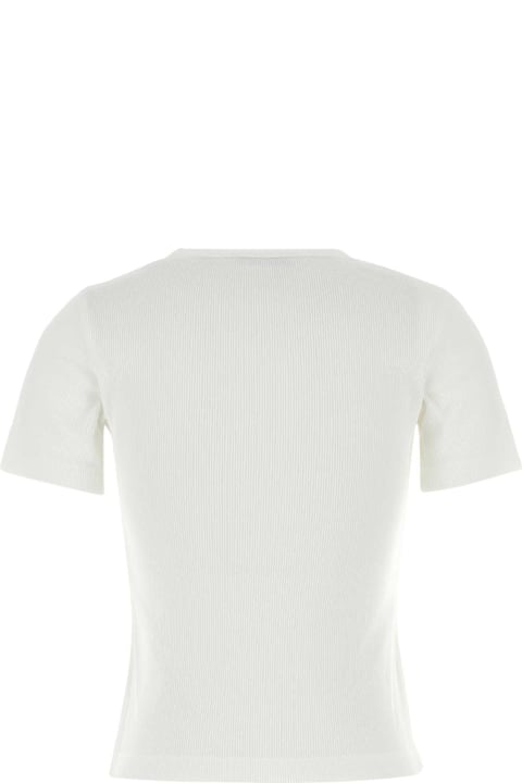 Tory Burch لـ Women Tory Burch White Cotton T-shirt