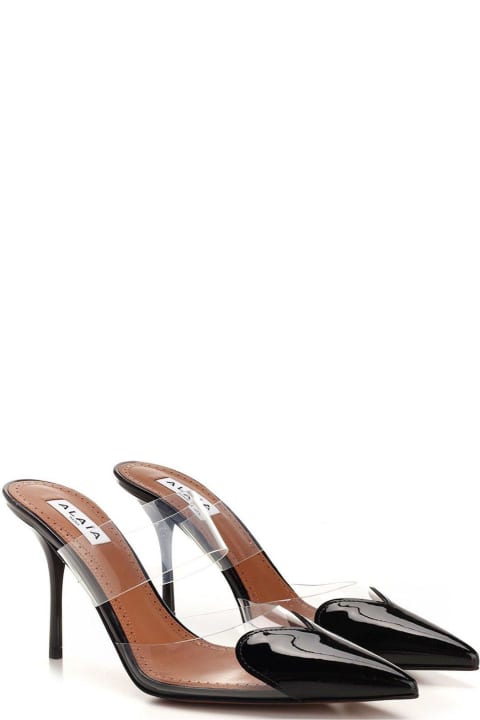 Pointed-toe Slip-on Mules