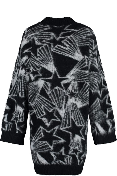 MSGM Dresses for Women MSGM Shooting Stars Intarsia Sweater-dress