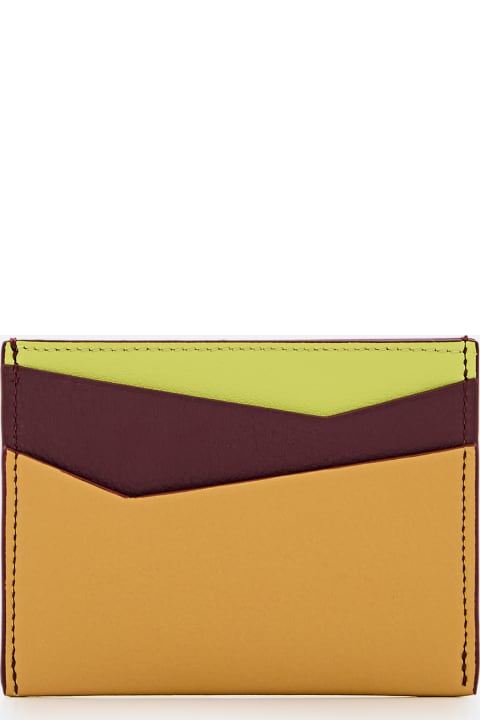 Wallets for Women Loewe Puzzle Plain Leather Cardholder