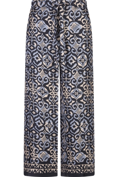 Clothing for Women 'S Max Mara Navy Blue Navona Trousers