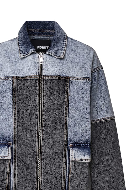 Rotate by Birger Christensen Coats & Jackets for Women Rotate by Birger Christensen Patchwork Oversized Jacket