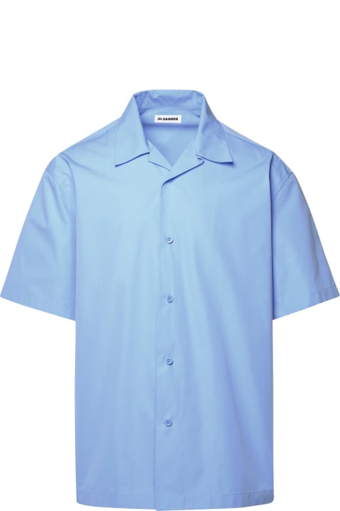 Jil Sander for Men Jil Sander Light Blue Cotton Shirt