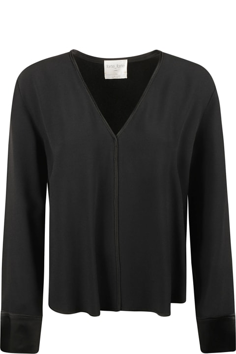 Homeware Forte_Forte V-neck Plain Top