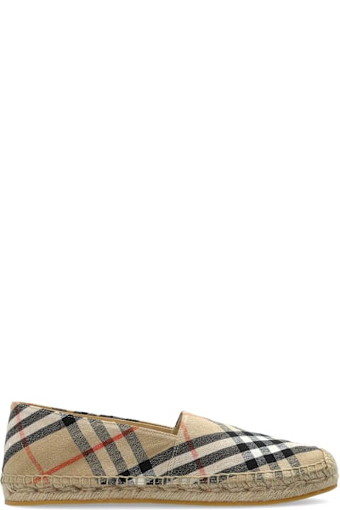 Sale for Women Burberry Check Mews Espadrilles
