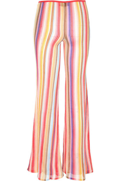 Fashion for Women Missoni Flared Viscose Knit Trousers