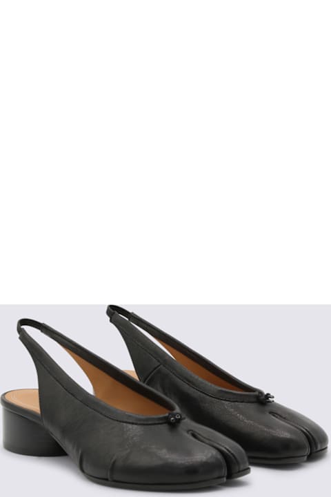 Maison Margiela Black Leather Sandals