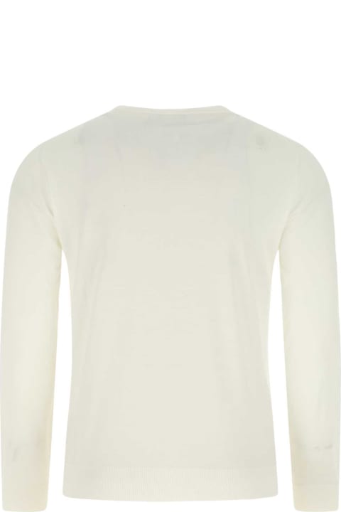 Sweaters for Men Prada Ivory Wool Sweater