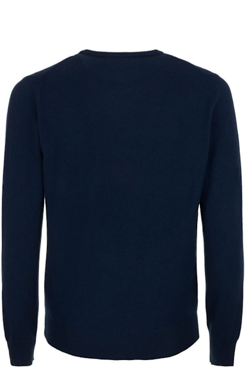 Kangra for Men Kangra Blue Wool And Cashmere Sweater Kangra