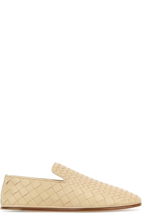 Bottega Veneta Sand Nappa Leather Sunday Loafers