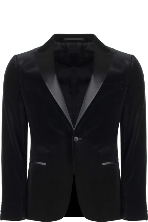 الملابس لـ القسم الرجالي Z Zegna Single-breasted One Button Jacket