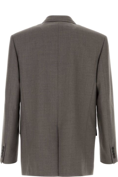 Saint Laurent Coats & Jackets for Men Saint Laurent Grey Wool Blazer