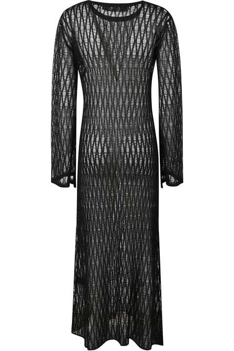 Federica Tosi for Women Federica Tosi See Through Long Sleeved Dress