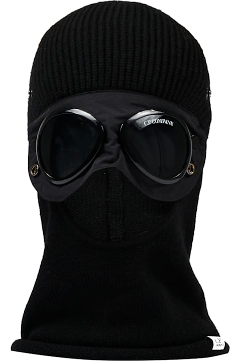 C.P. Company Undersixteen for Men C.P. Company Undersixteen Black Balaclava For Boy With Lens