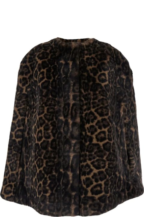 Apparis for Men Apparis Sloane Leopard Cape