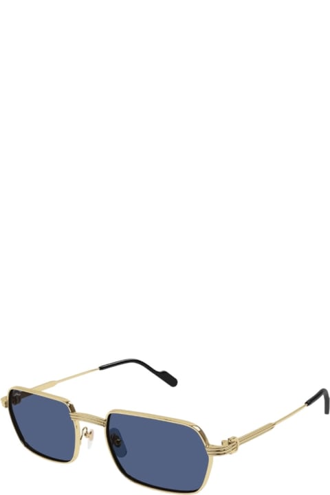 Cartier Eyewear Accessories for Men Cartier Eyewear Ct 0463 - Gold Sunglasses
