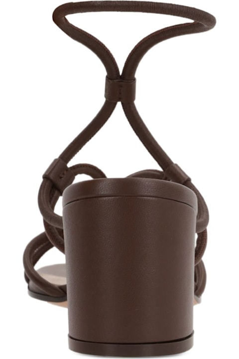 Gianvito Rossi Leather Heel Sandals