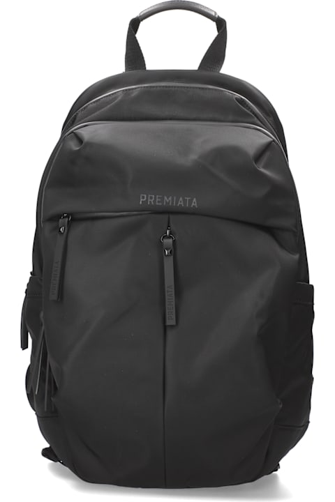 Premiata Backpacks for Men Premiata Black Nylon Backpack