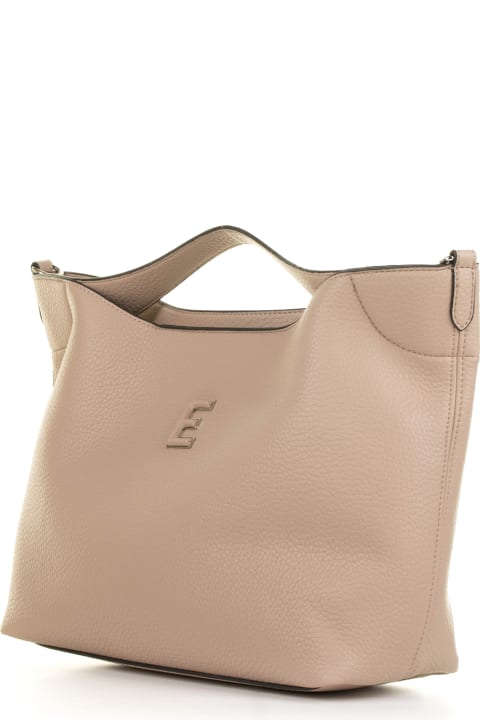 Ermanno Scervino Totes for Women Ermanno Scervino Rachele Small Powder Pink Leather Handbag