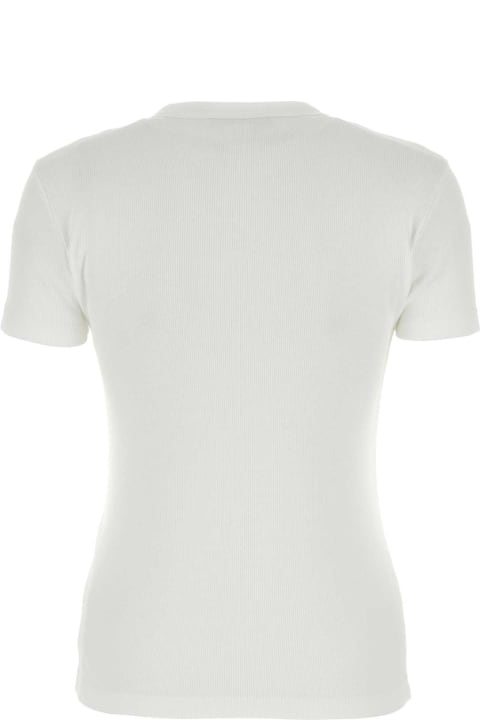 Topwear for Women Valentino Garavani White Cotton T-shirt