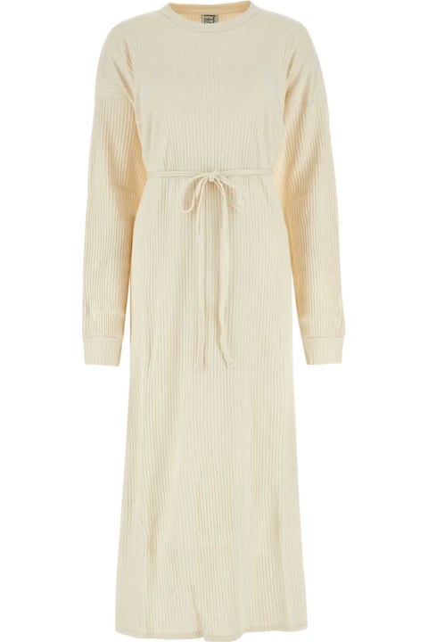 ウィメンズ Baserangeのワンピース＆ドレス Baserange Ivory Cotton Dress