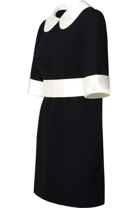 Dolce & Gabbana for Women Dolce & Gabbana Black Virgin Wool Blend Dress
