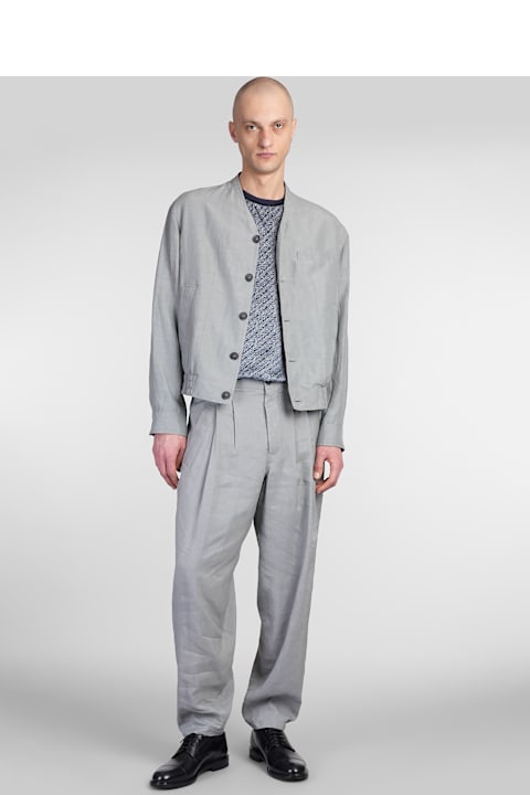 Giorgio Armani for Men Giorgio Armani Casual Jacket In Green Viscose