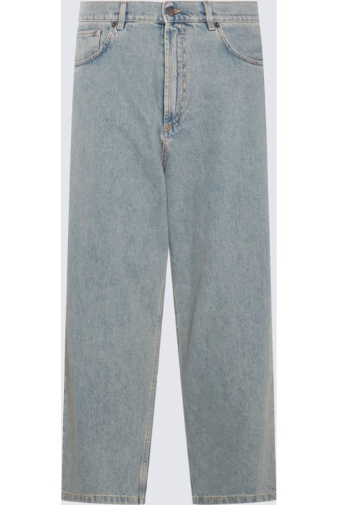 ウィメンズ新着アイテム Moschino Light Blue Cotton Jeans