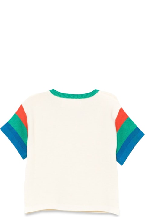 Bobo Choses T-Shirts & Polo Shirts for Women Bobo Choses Color Block Knitted T-shirt