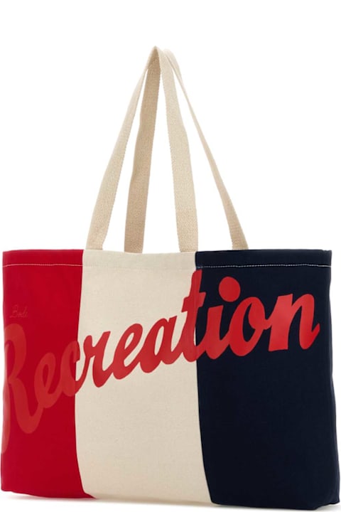 Bode for Men Bode Embroidered Canvas Recreation Shopping Bag