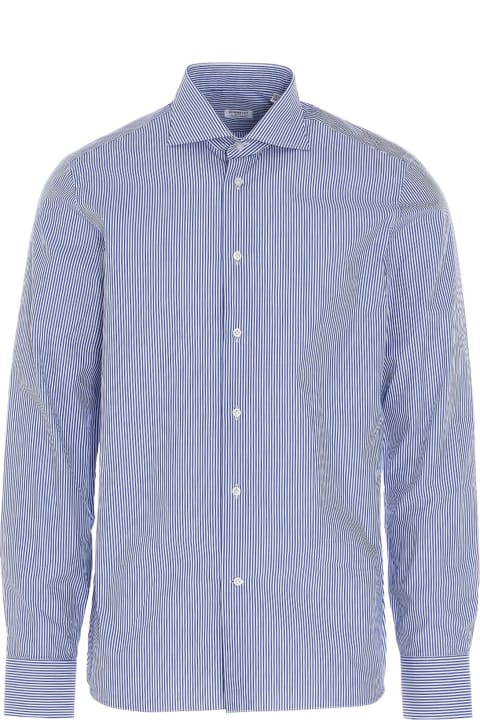 أدوات منزلية Borriello Napoli Striped Cotton Shirt