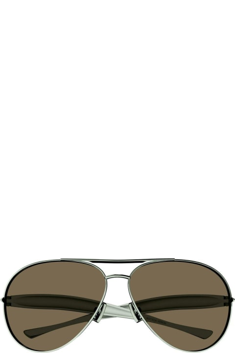 ウィメンズ Bottega Venetaのアイウェア Bottega Veneta Aviator Frame Sunglasses