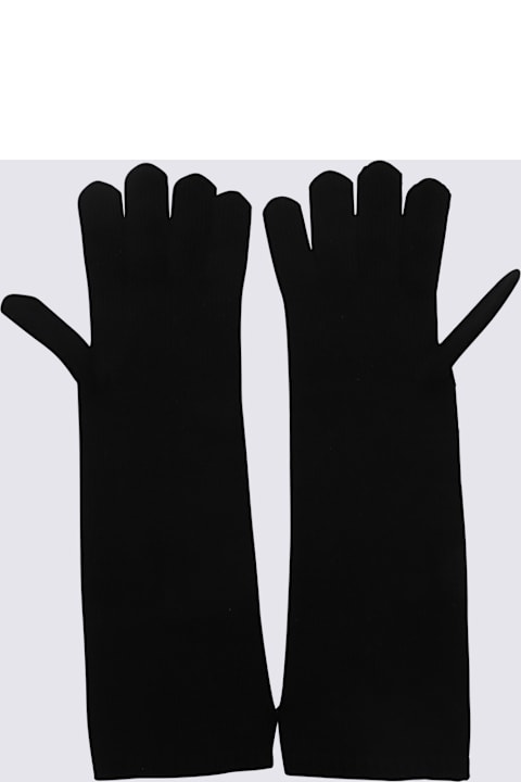 Gloves for Women Max Mara Black Alaggio Gloves