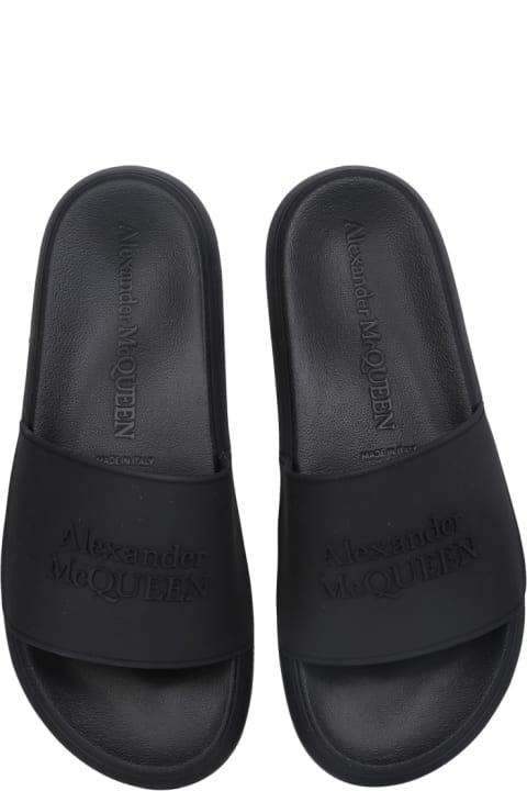 Sandals for Women Alexander McQueen Rubber Slide Sandals