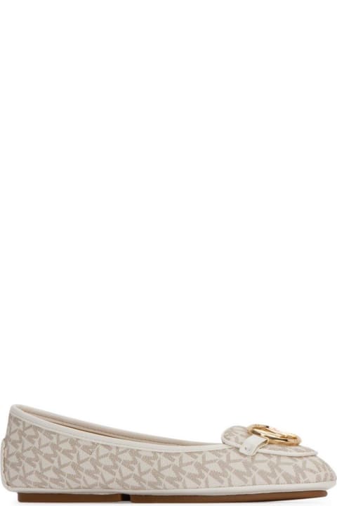 MICHAEL Michael Kors Flat Shoes for Women MICHAEL Michael Kors Logo Plaque Ballerina Flats