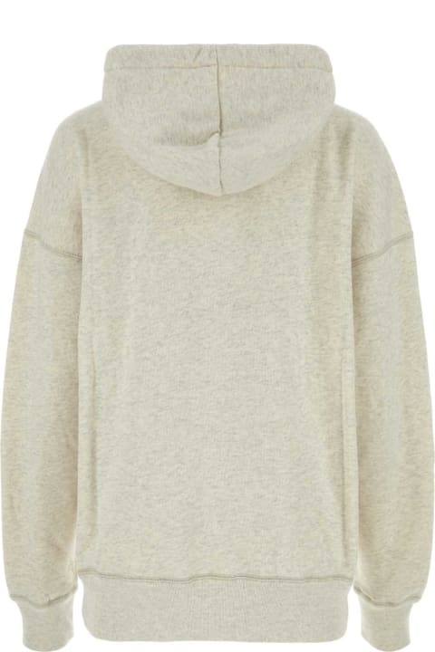 Marant Étoile Fleeces & Tracksuits for Women Marant Étoile Melange Sand Cotton Blend Mandel Sweatshirt