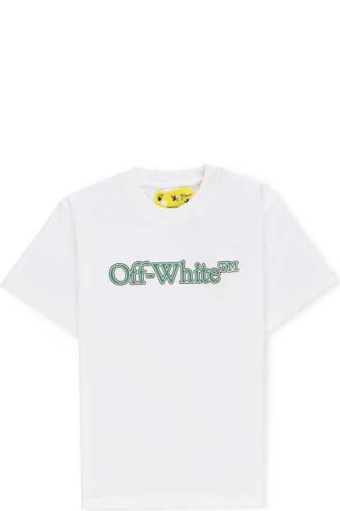Topwear for Boys Off-White T-shirt With Logo