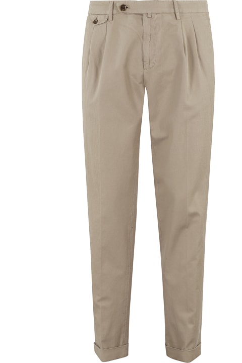 Homeware Briglia 1949 Pant Doppia Pinces Cotone Lino