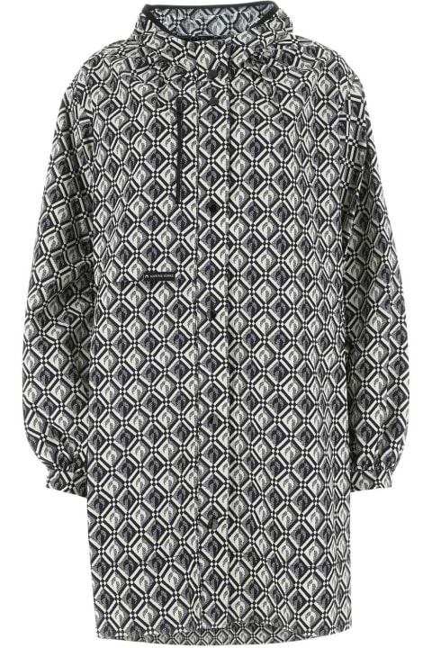 Marine Serre Coats & Jackets for Women Marine Serre Printed Nylon Blend K-way
