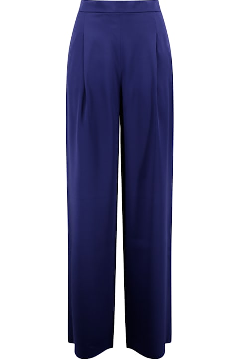 Homeware Max Mara Studio Fluid Pants In Envers Satin Max Mara Studio