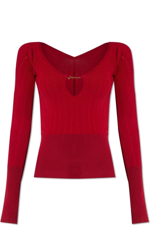 Sweaters for Women Jacquemus Pralu Ribbed Top