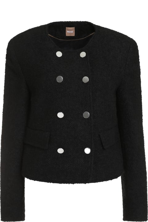 Hugo Boss Coats & Jackets for Women Hugo Boss Jesetta Tweed Jacket