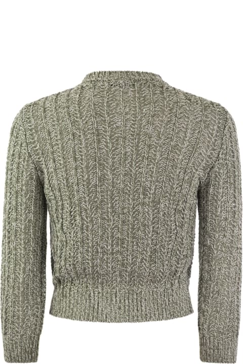 Peserico Sweaters for Women Peserico Pure Cotton Cardigan With Original Pattern