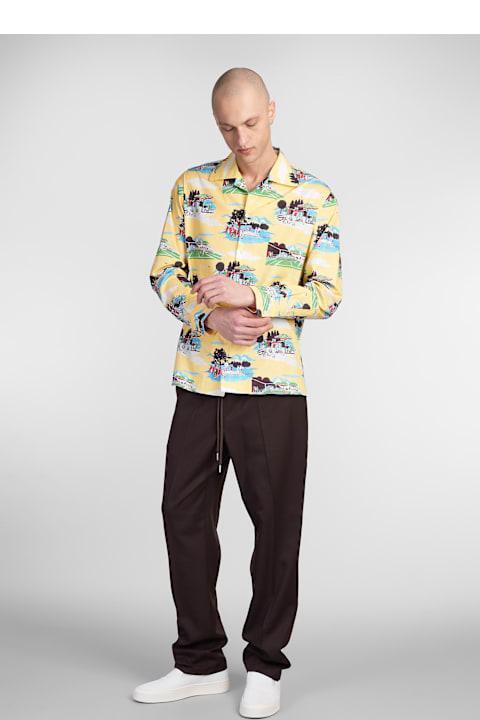 Drôle de Monsieur Clothing for Men Drôle de Monsieur Shirt In Yellow Cotton