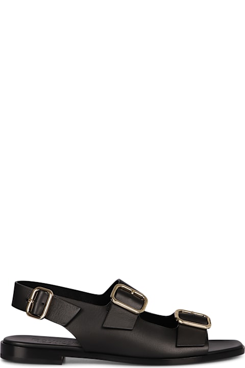 Doucal's Flat Shoes for Women Doucal's Leather Sandals