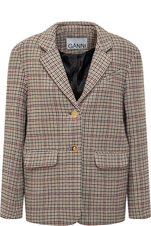 Ganni Coats & Jackets for Women Ganni Blazer