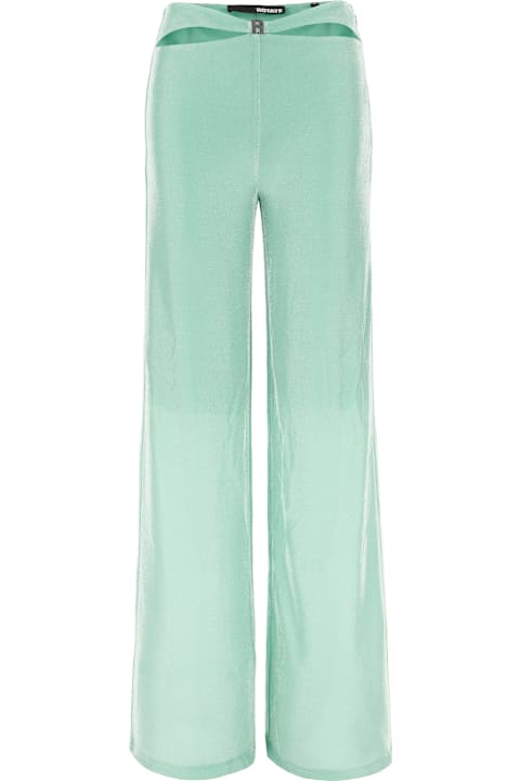 Rotate by Birger Christensen Pants & Shorts for Women Rotate by Birger Christensen Sea Green Nylon Blend Pants