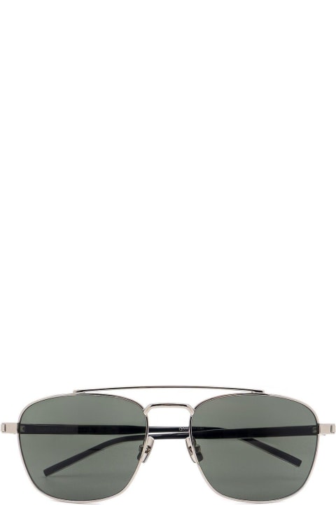 メンズ Saint Laurentのアイウェア Saint Laurent Aviator Sunglasses